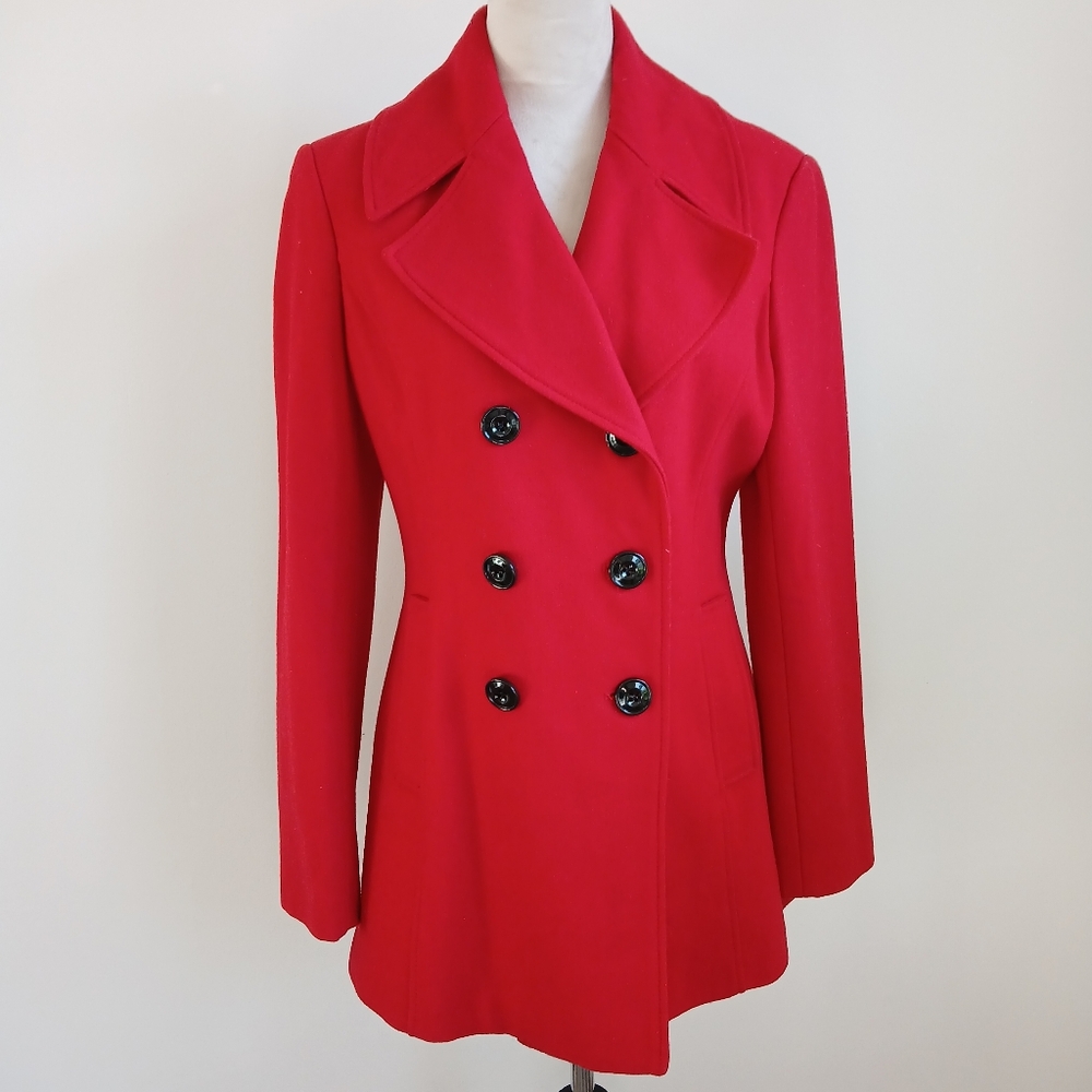 Jones New York - Red Jacket- Size 8-Fully Lined